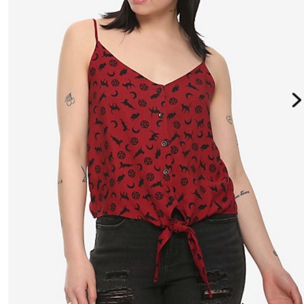 Midnight Hour Witchy Crop Top